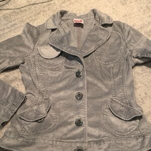 #003 Mondi Women's Gray Corduroy Blazer